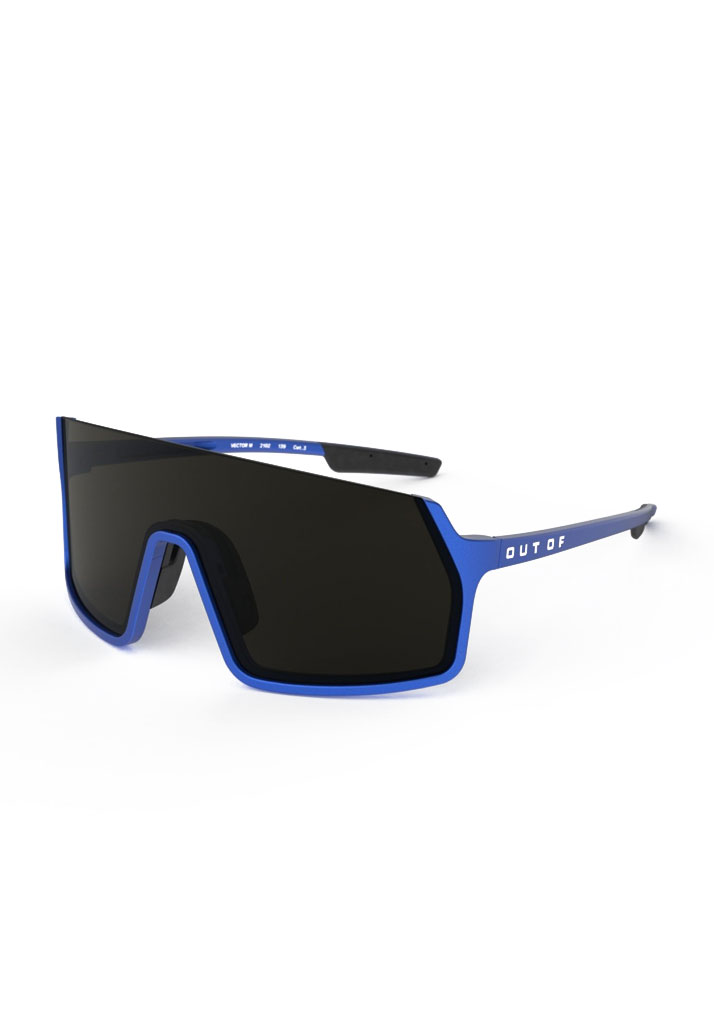 OCCHIALI OUT OF VECTOR PETROL BLUE MEDIUM SMOKE U