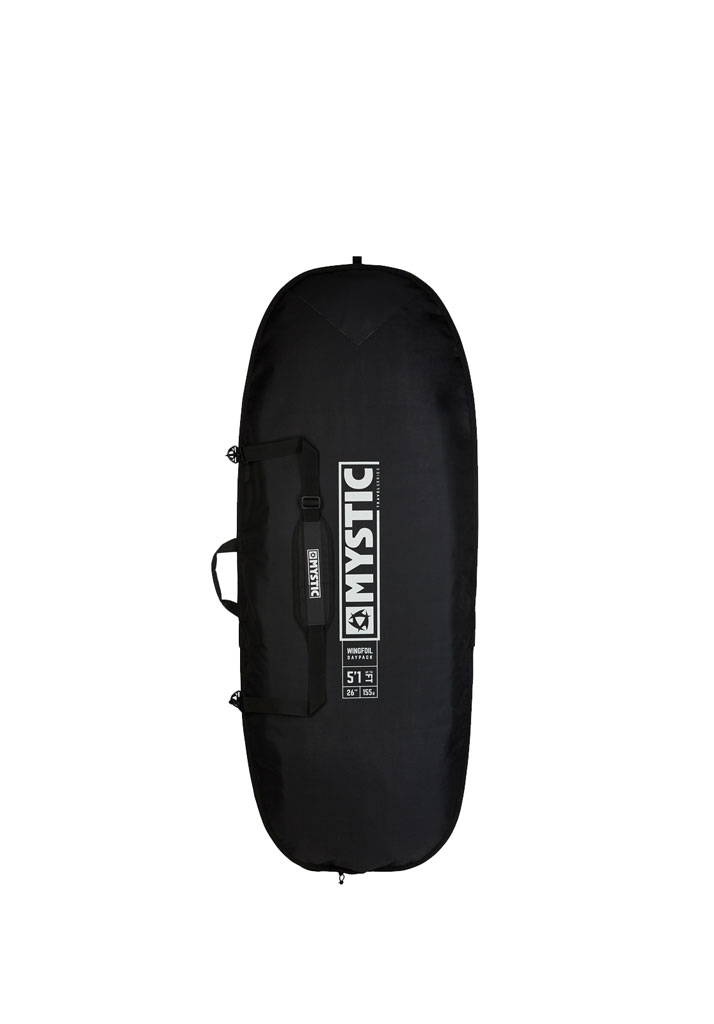 SACCA WING MYSTIC STAR FOILBOARD DAYPACK WIDE 900 BLACK 6.6 inch (Size 6.6 inch)