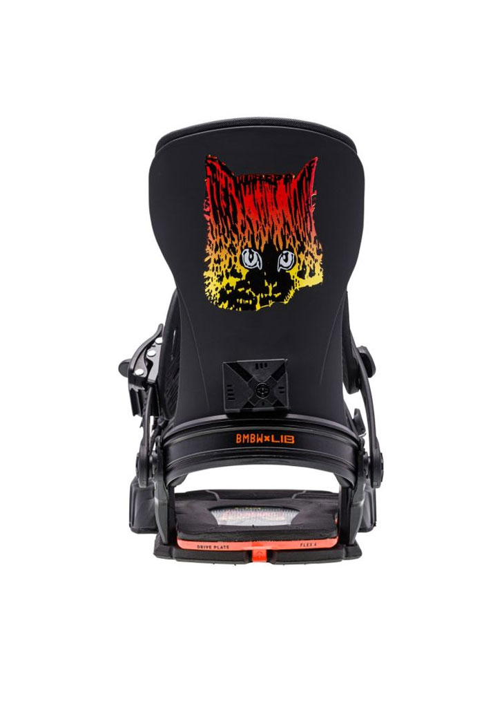 ATTACCHI SNOWBOARD BENT METAL TRANSFER 2024 BLACK ORANGE L (Taglia L)