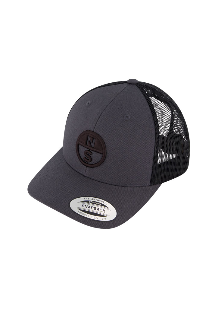 CAPPELLO NORTH KITEBOARDING ICONIC CAP 802 DARK GREY U