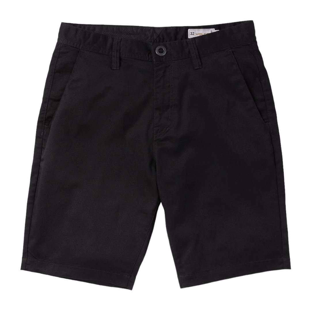 Volcom Frickin Moderd Stretch 21" Shorts (30, BLACK)