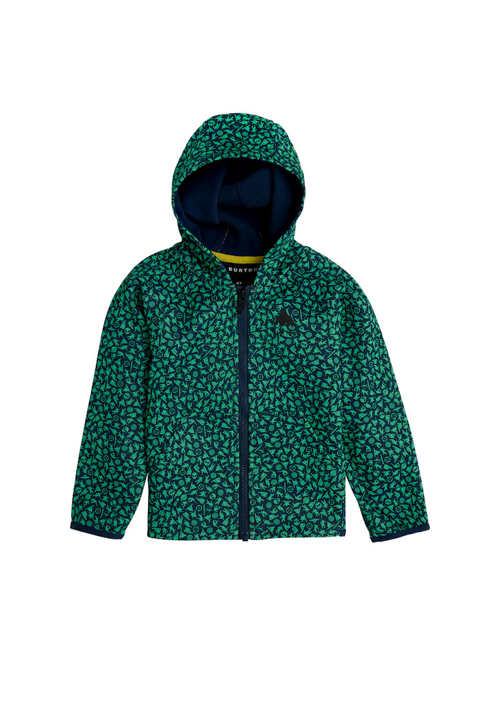 FELPA TERMICA BURTON TODDLERS' CROWN WEATHERPROOF FULL-ZIP FLEECE ORBIT 4T (Size 4T)