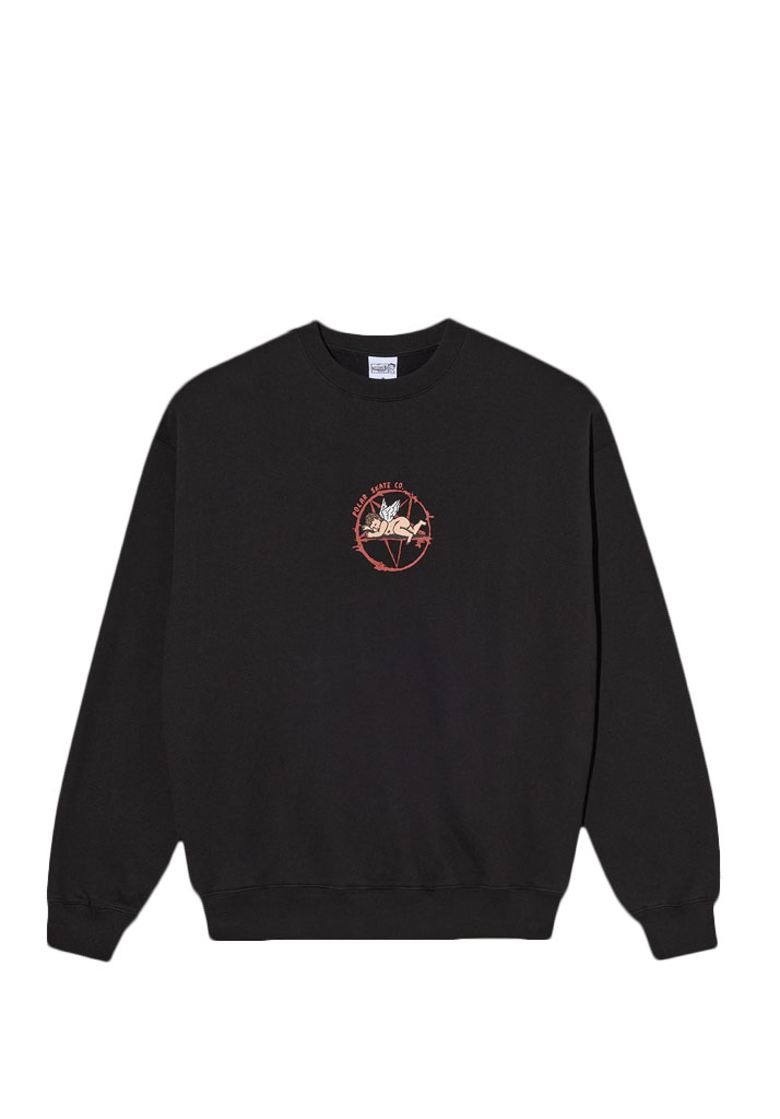 FELPA GIROCOLLO POLAR SKATE CO. DAVE CREWNECK | SACRIFICE BLACK S (Size S)