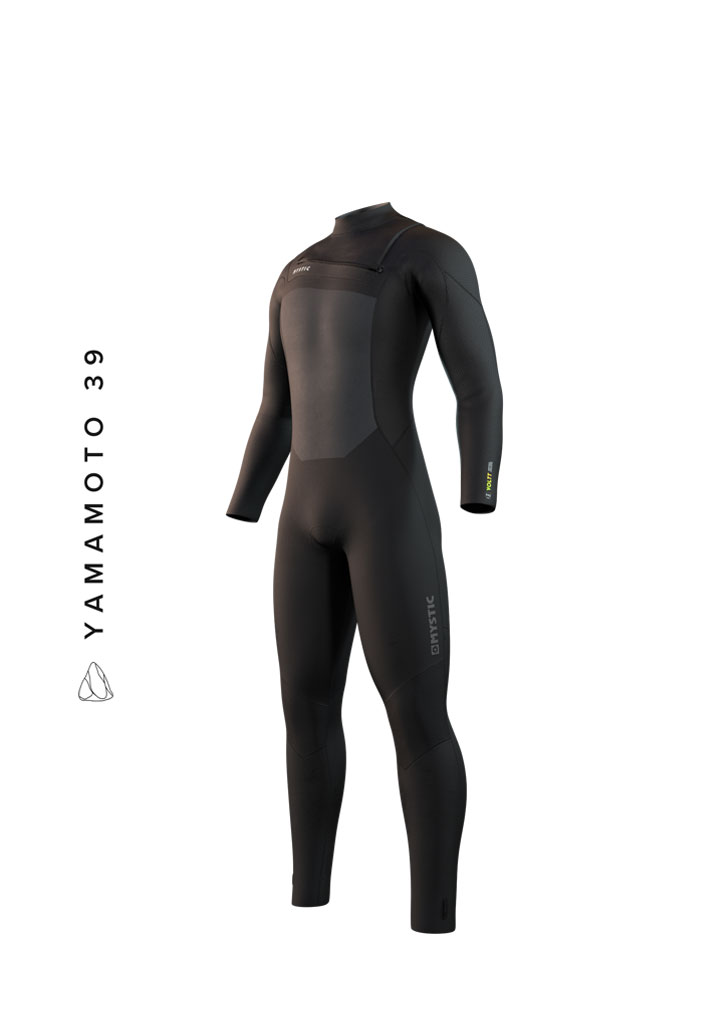 MUTA NEOPRENE MYSTIC VOLTT FULLSUIT 5/4/3 FZIP 900 BLACK M (Size M)