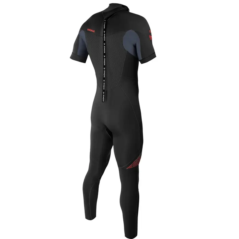 Sooruz Springsuit Men Fighter Back-zip 3/2 Short-sleeve - Size : S