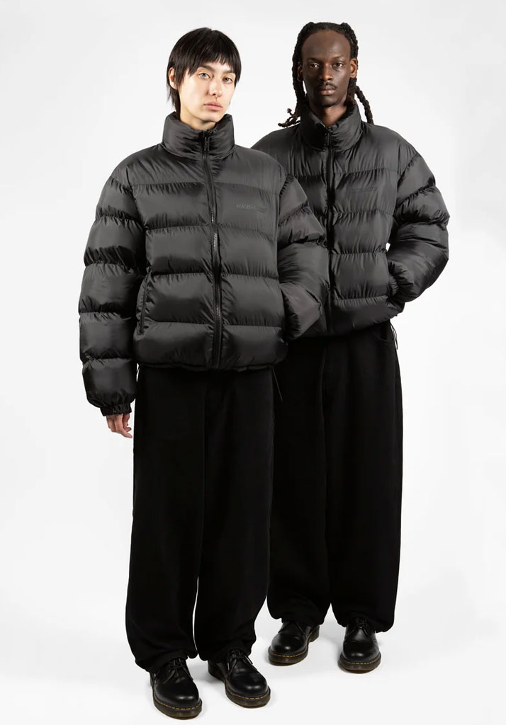 GIACCA WASTED PARIS FUSION PUFFER JACKET BLACK S (Taglia S)