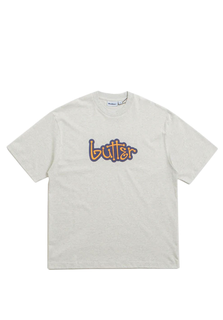 T-SHIRT MANICHE CORTE BUTTER GOODS CONNECTION TEE ASH S (Size S)
