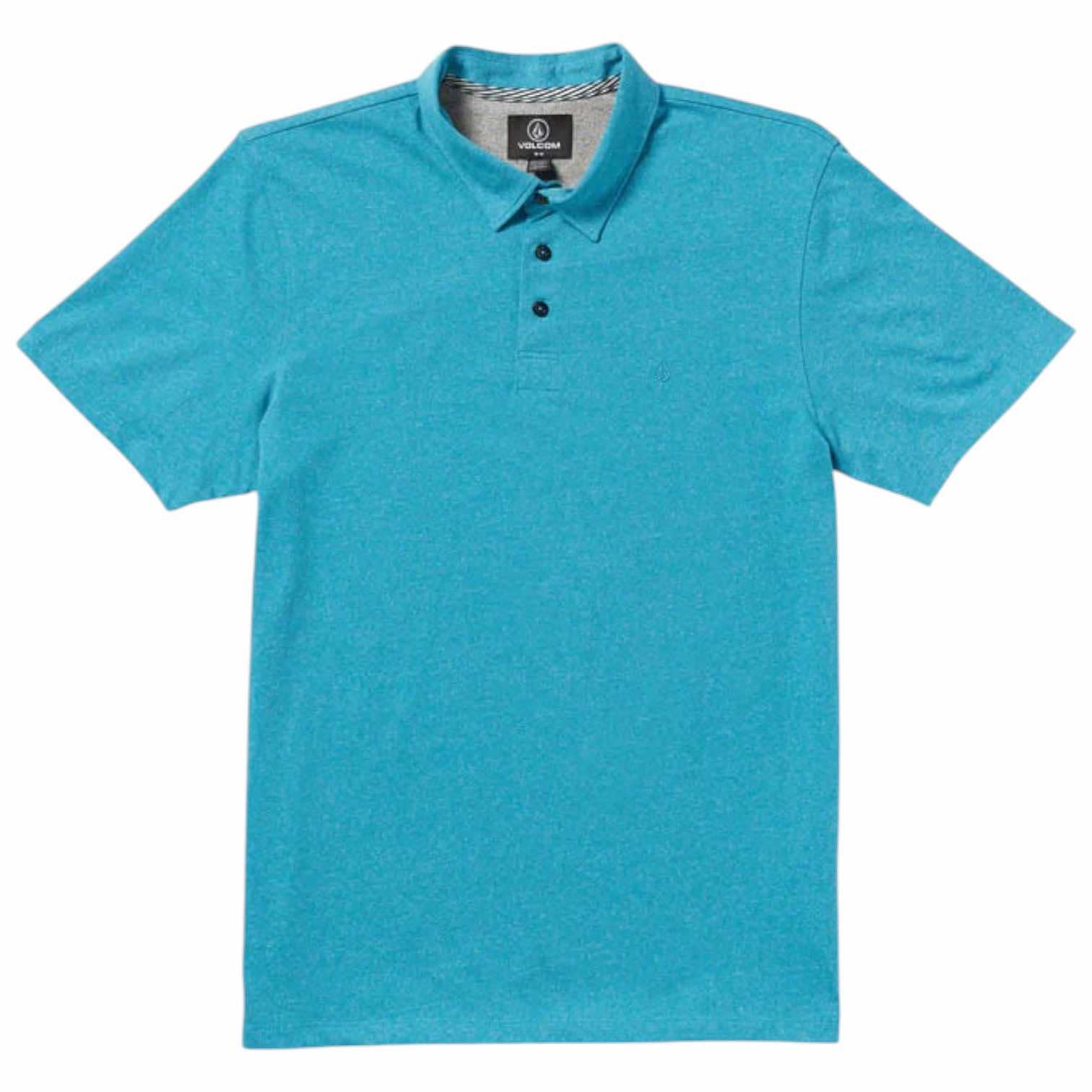 Volcom Wowzer Polo (MEDIUM, BAY BLUE)