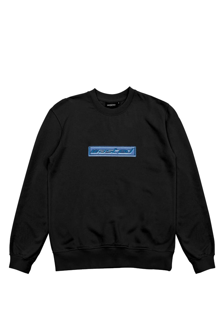 FELPA GIROCOLLO WASTED PARIS PULSE CREWNECK BLACK S (Taglia S)