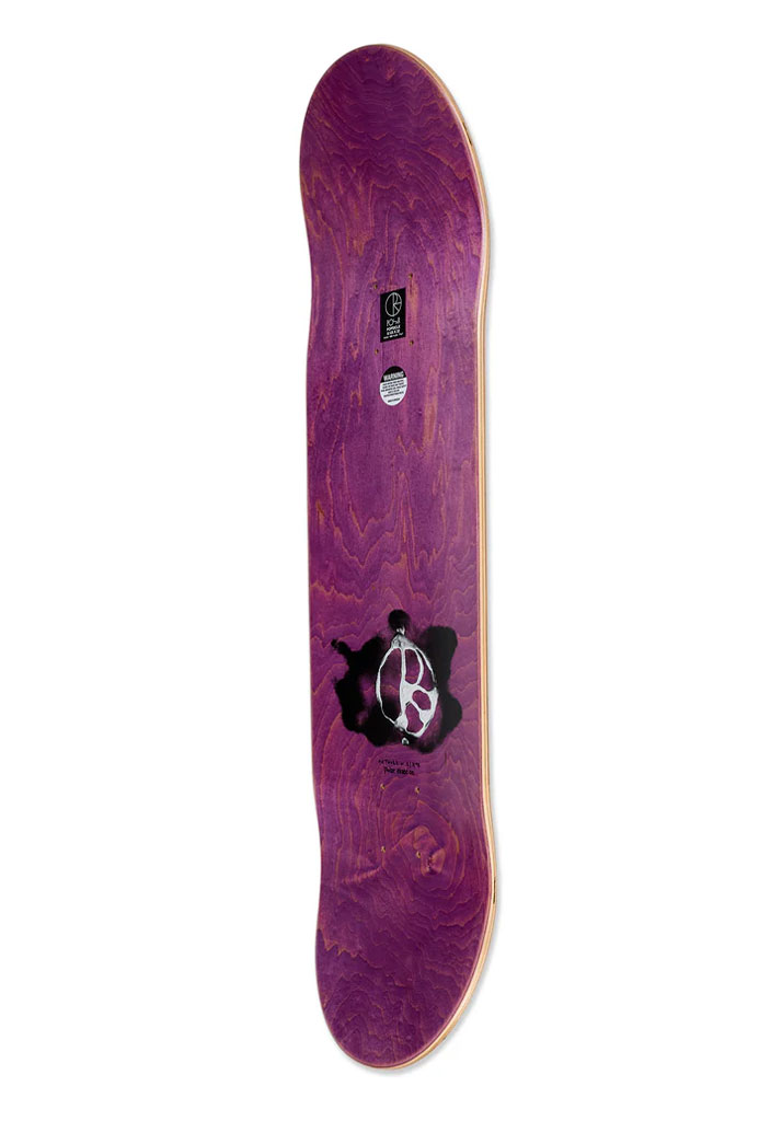 TAVOLA SKATE POLAR SKATE CO. TEAM STROKE LOGO 8.375" CREAM