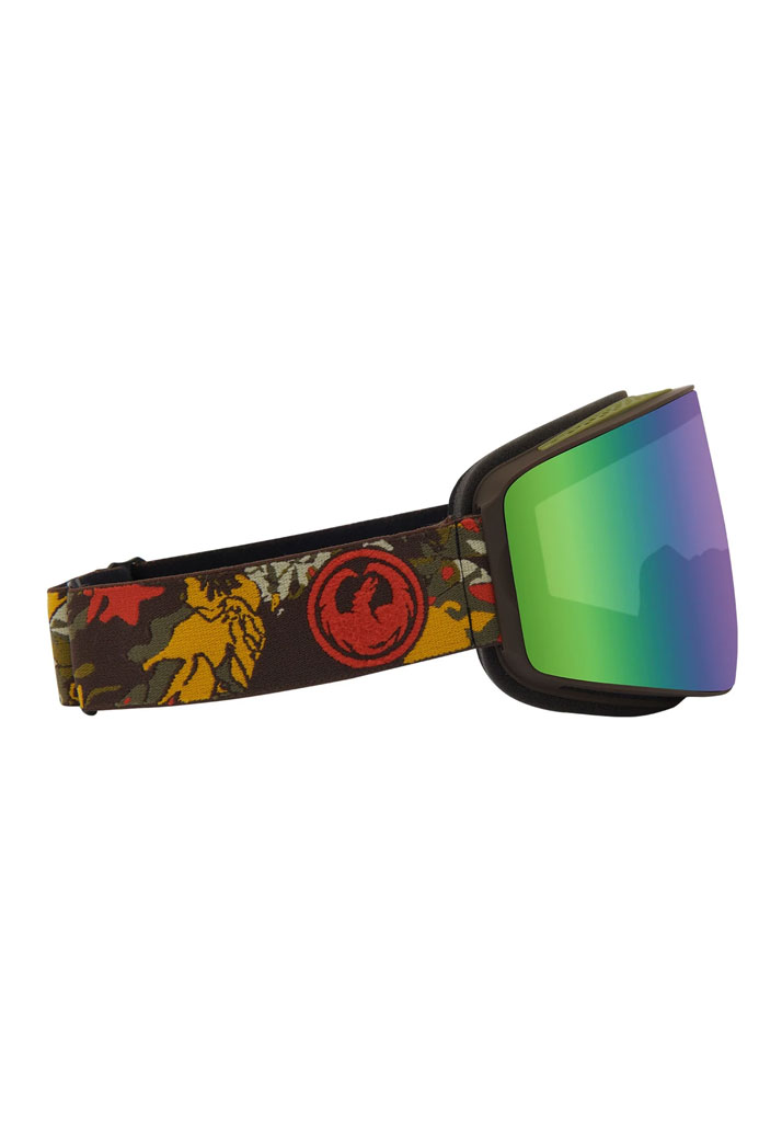 MASCHERA SNOWBOARD DRAGON DR PXV BONUS LEAFYCAMO LLGREENION+LLVIOLET