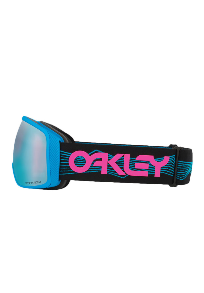 MASCHERA SNOWBOARD OAKLEY FLIGHT TRACKER L BLUE DIMENSION PRIZM SNOW SAPPHIRE IRIDIUM