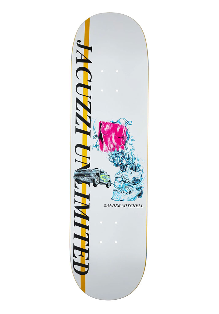 TAVOLA SKATE JACUZZI RACE CAR 8.5" ZANDER MITCHELL