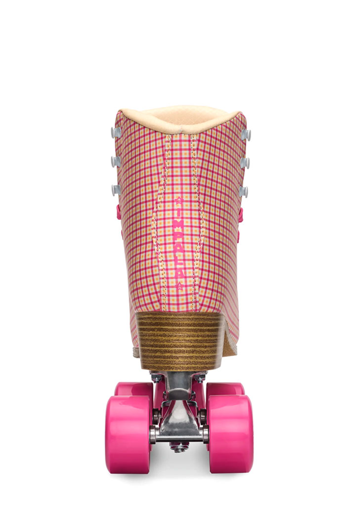 PATTINI IMPALA QUAD SKATE PINK TARTAN 40 (Size 40)