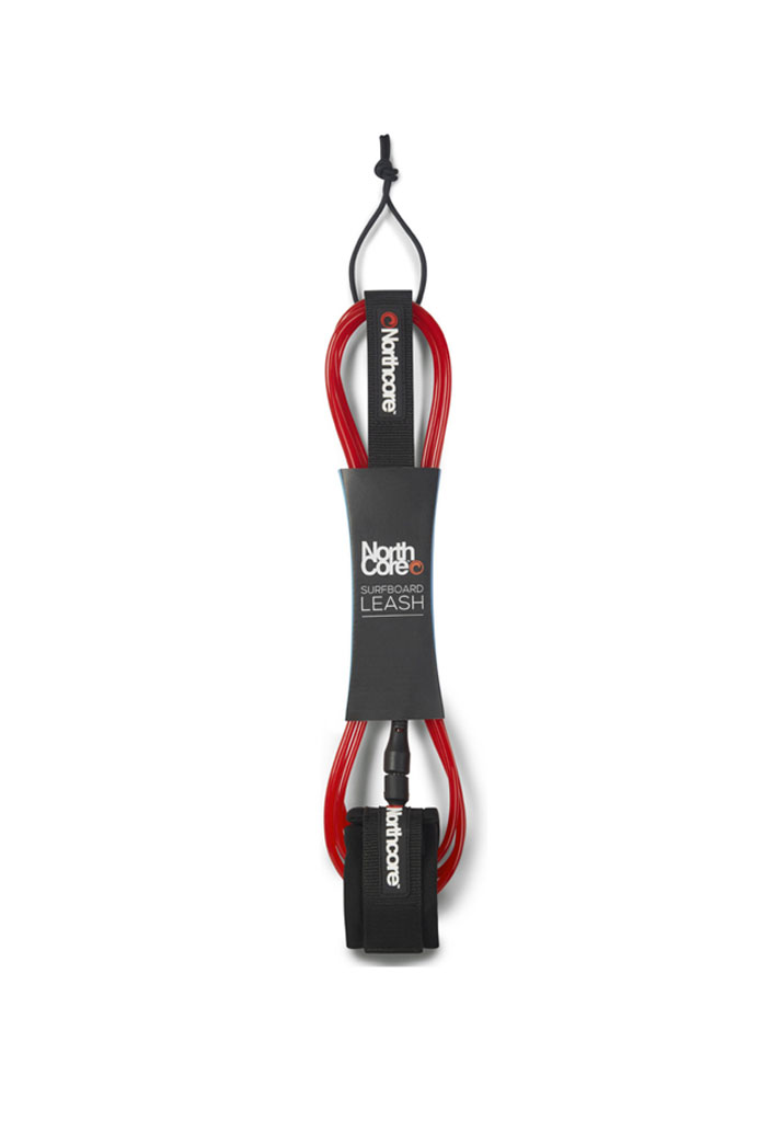 LEASH SURF NORTHCORE LEASH 6' 6mm RED U