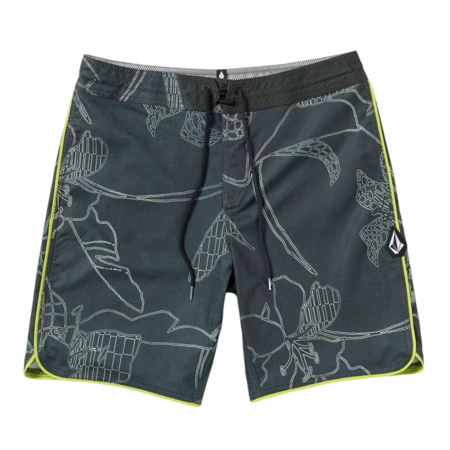 Volcom Mister Fib Scallop Stoney  19" Boardshort (38)