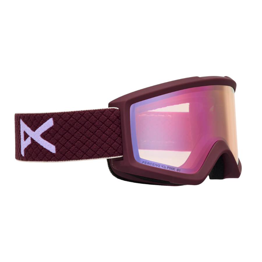 Anon Helix 2.0 Google+Bonus Lens (DEEP CHERRY/PERCEIVE CLOUDY PINK)