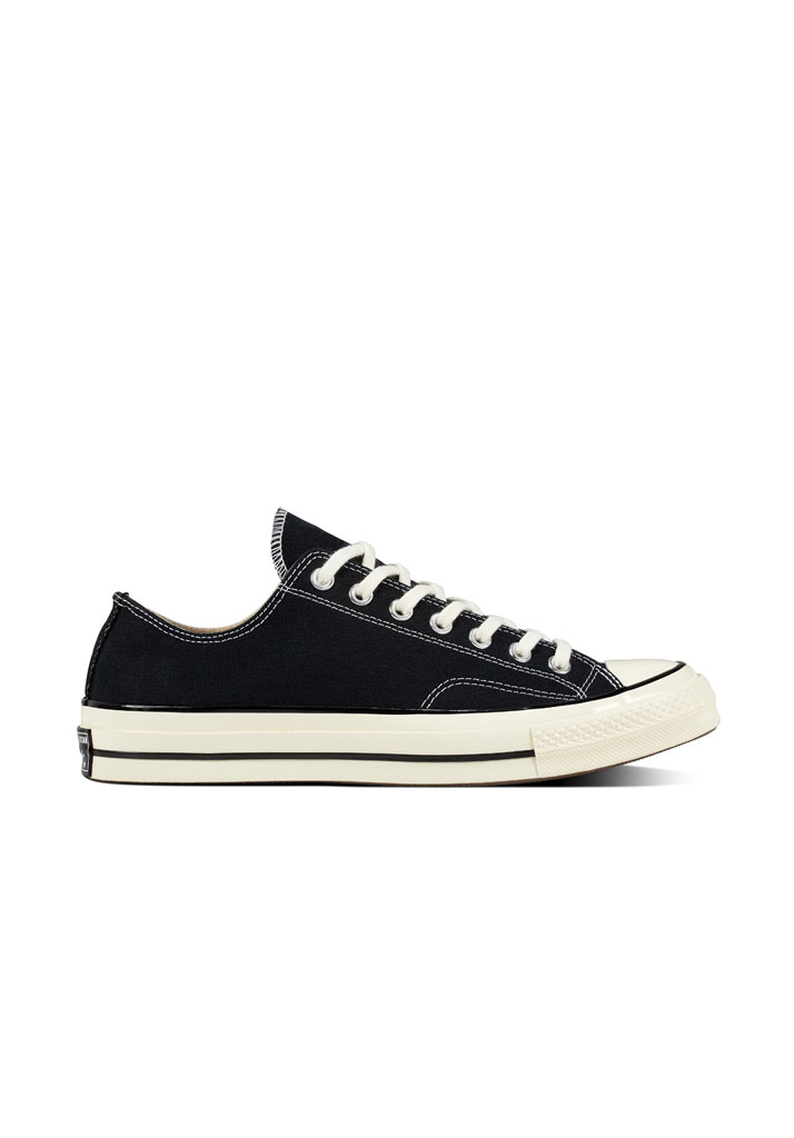SCARPE SKATE CONVERSE CHUCK 70 LOW BLACK BLACK EGRET 42 1/2 (Taglia 42 1/2)