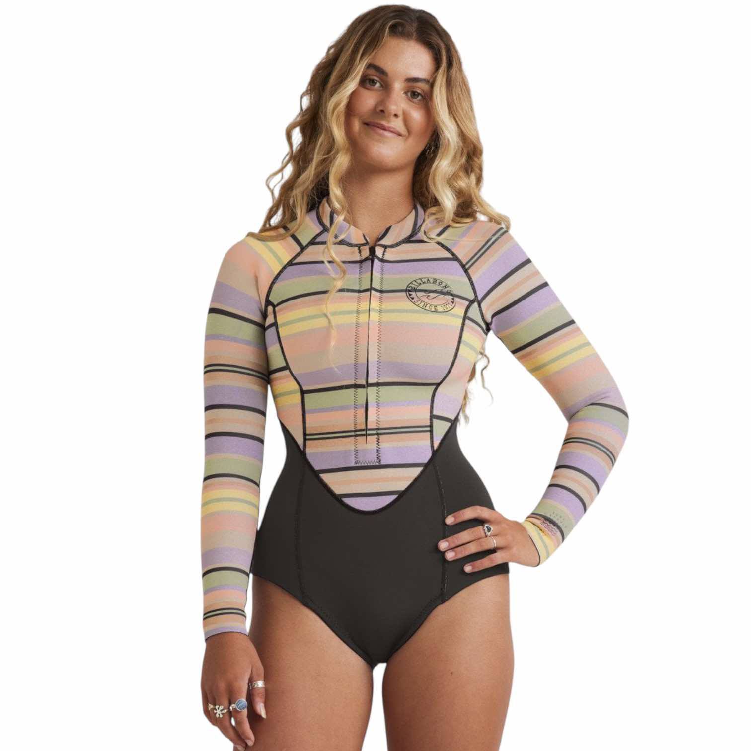 Billabong 2/2mm Salty Days Natural (LARGE, BLACK MULTI)