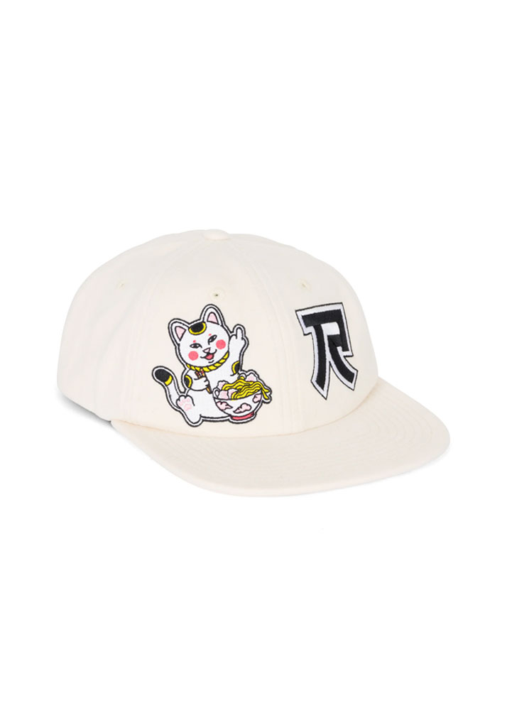 CAPPELLO RIPNDIP LUCKY NERM WOOL STRAPBACK CREAM U