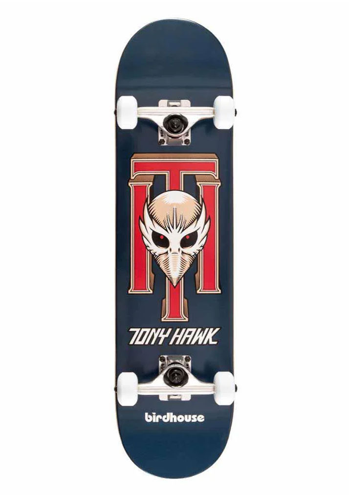SKATE COMPLETO BIRDHOUSE COMPLETE STAGE 1 HAWK BIRDMAN NAVY 7.75"