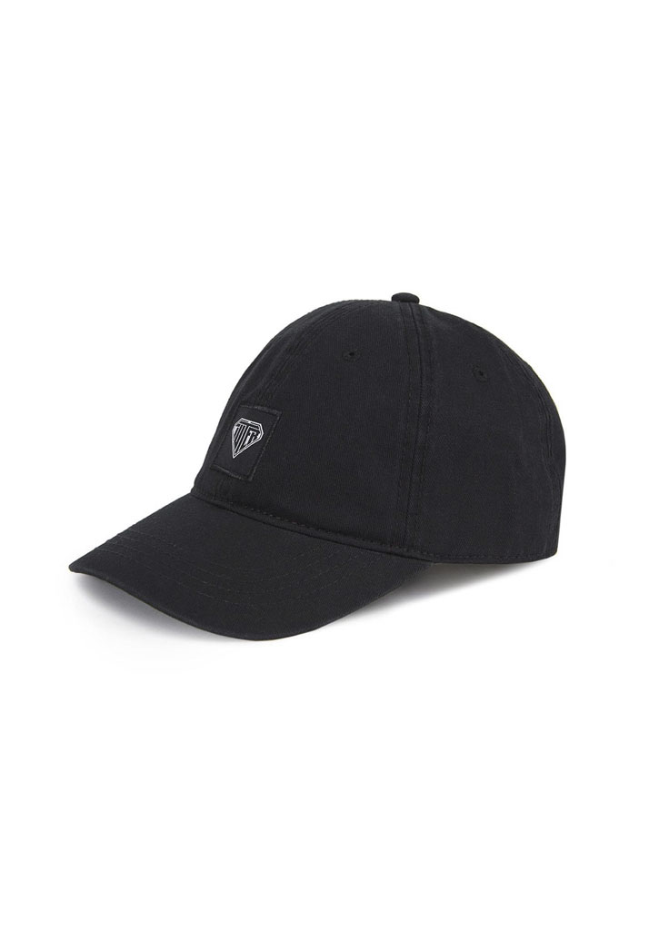 CAPPELLO IUTER LOGO PATCH DAD HAT BLACK U