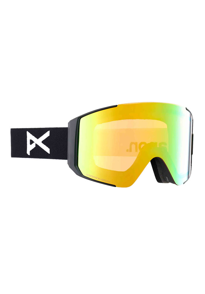 MASCHERA SNOWBOARD ANON SYNC BLACK PERCEIVE VARIABLE GREEN U