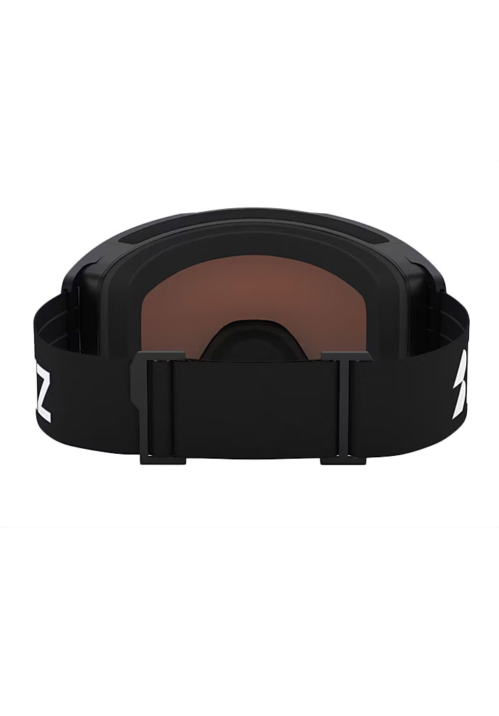 MASCHERA SNOWBOARD BLIZ G004 MATTE BLACK ORANGE SILVER MIRROR