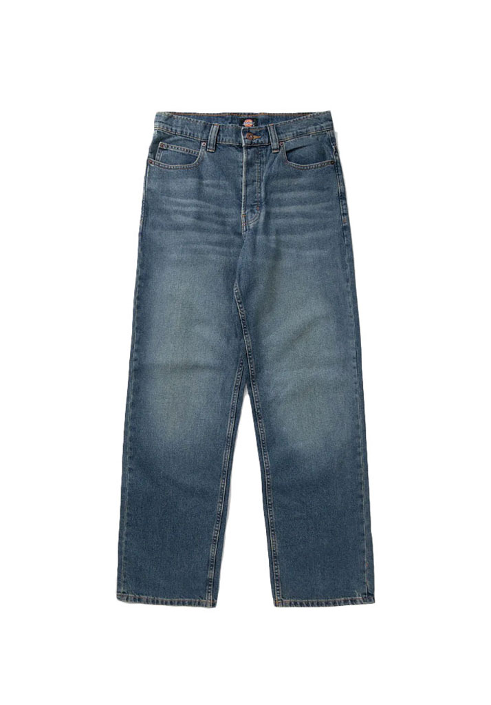 JEANS DICKIES THOMASVILLE DENIM PANT KHAKI TINTED BLUE 32X32 (Size 32x32)