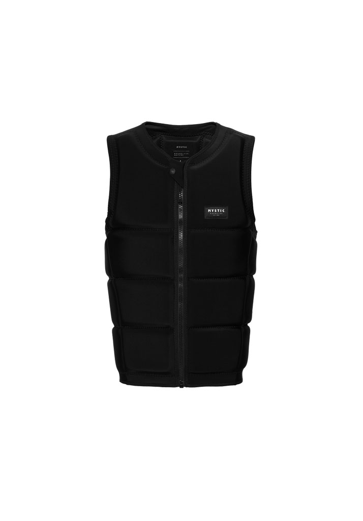 IMPACT WAKE MYSTIC STAR IMPACT VEST FZIP WAKE 900 BLACK XS (Size XS)
