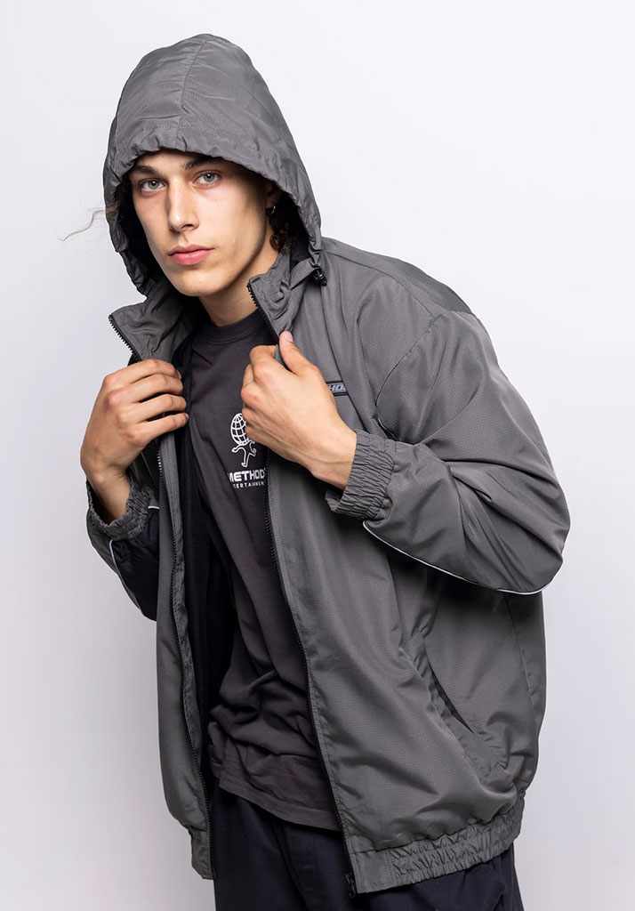 GIACCA METHOD FAST TRACK JACKET DARK GREY BLACK L (Taglia L)