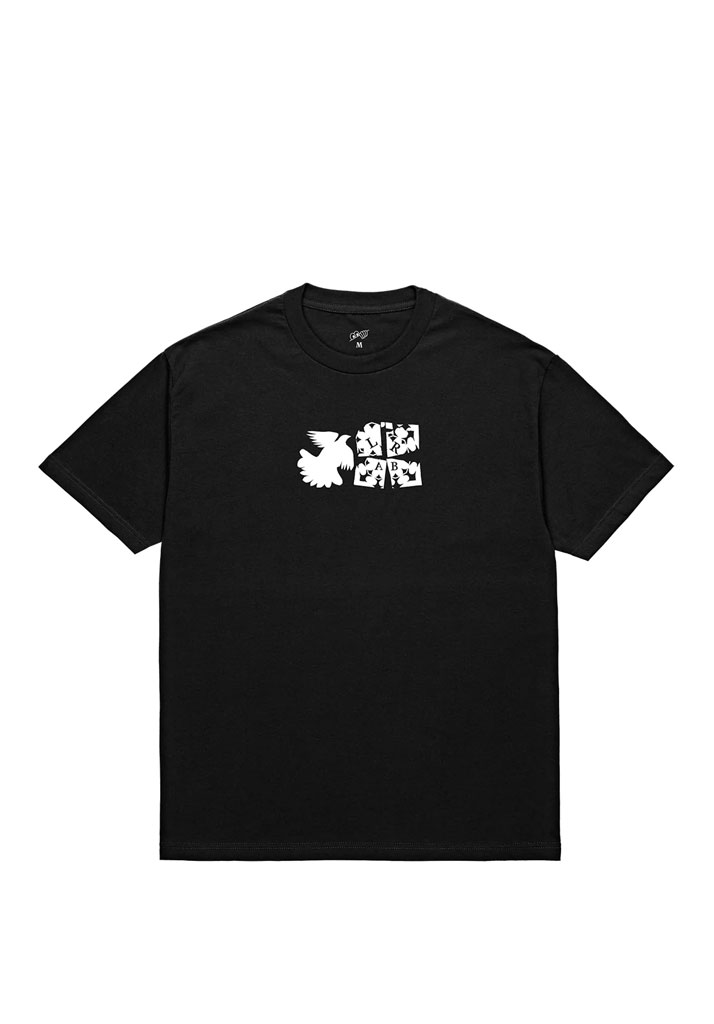 T-SHIRT MANICHE CORTE LAST RESORT KIRIGAMI SS TEE BLACK L (Size L)