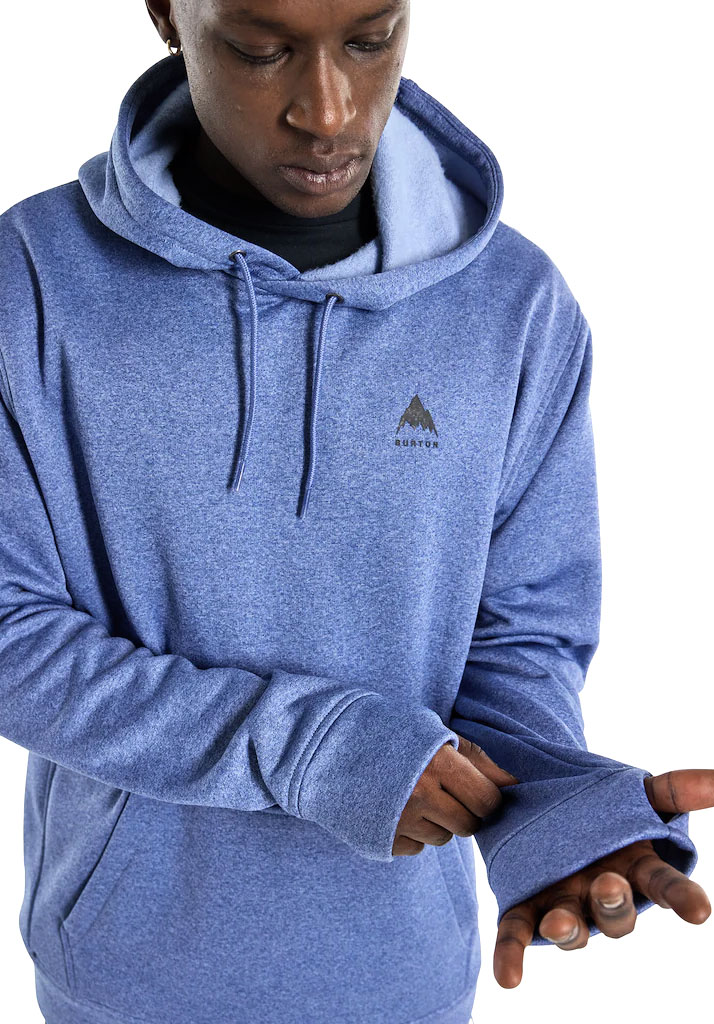 FELPA TERMICA BURTON OAK PULLOVER HOODIE SLATE BLUE HEATHER XL (Size XL)