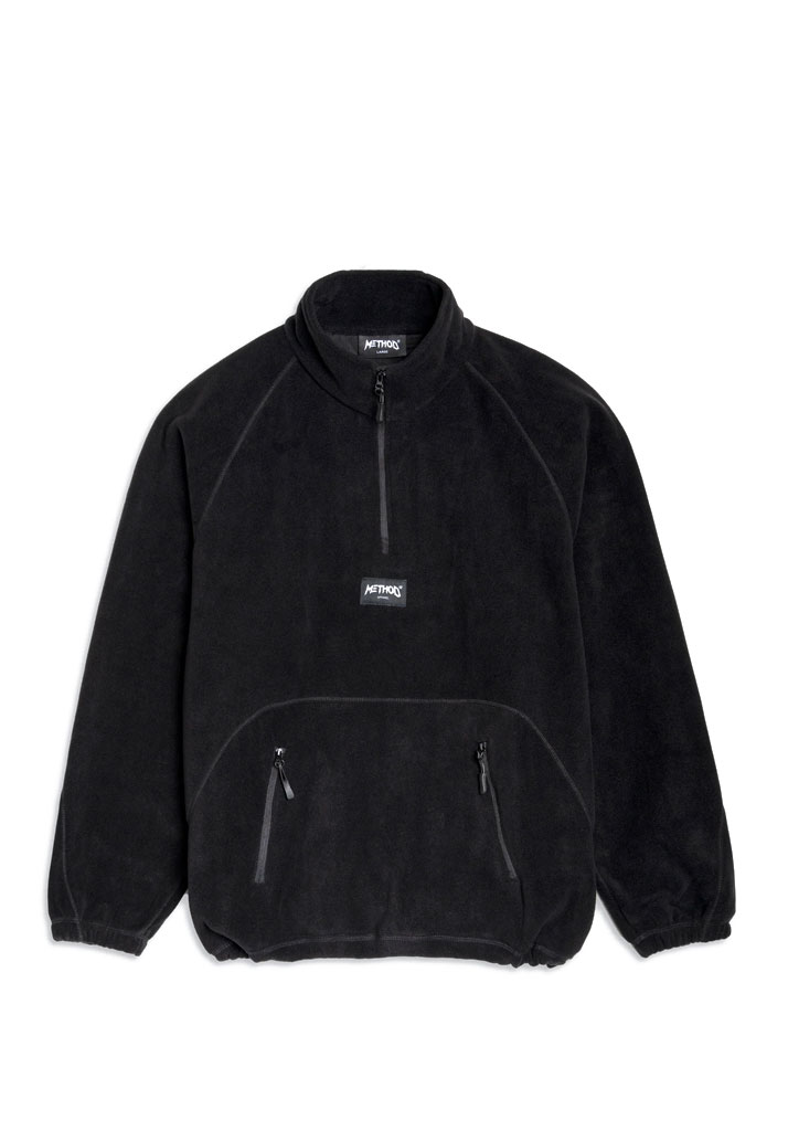 FELPA GIROCOLLO METHOD LABEL 1/4 ZIP FLEECE BLACK M (Size M)