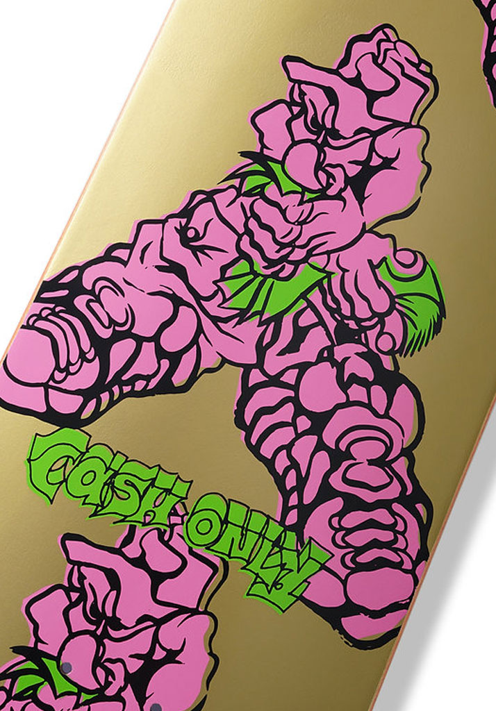 TAVOLA SKATE CASH ONLY GAMBLE 8.5" GOLD