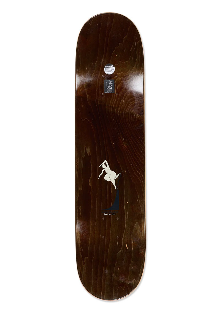 TAVOLA SKATE POLAR SKATE CO. OSKAR ROZENBERG - BS NOSEBLUNT 8.0" BURNT RED