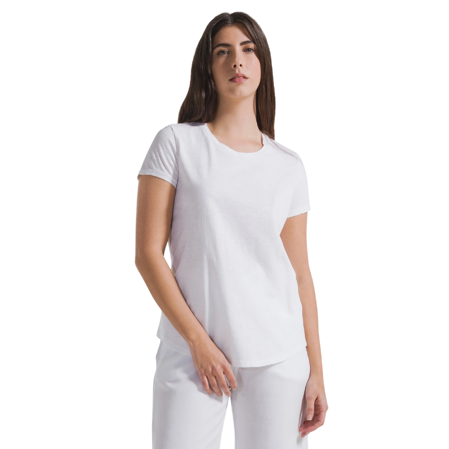 Deha T-shirt in cotone (SMALL, WHITE)