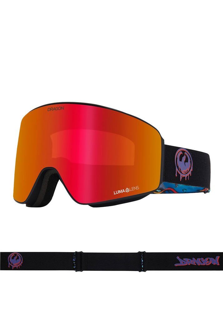 MASCHERA SNOWBOARD DRAGON DR PXV BONUS RATTLED LLREDION+LLAMBER
