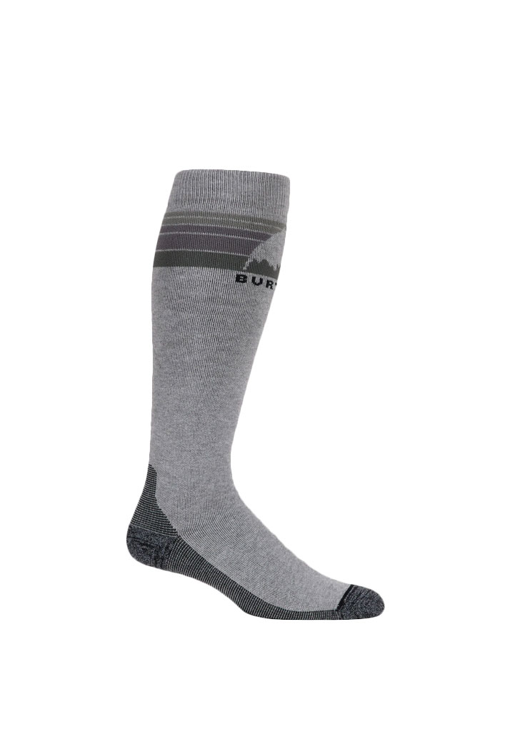 CALZE SNOWBOARD BURTON MIDWEIGHT EMBLEM SOCKS GRAY HEATHER M (Size M)