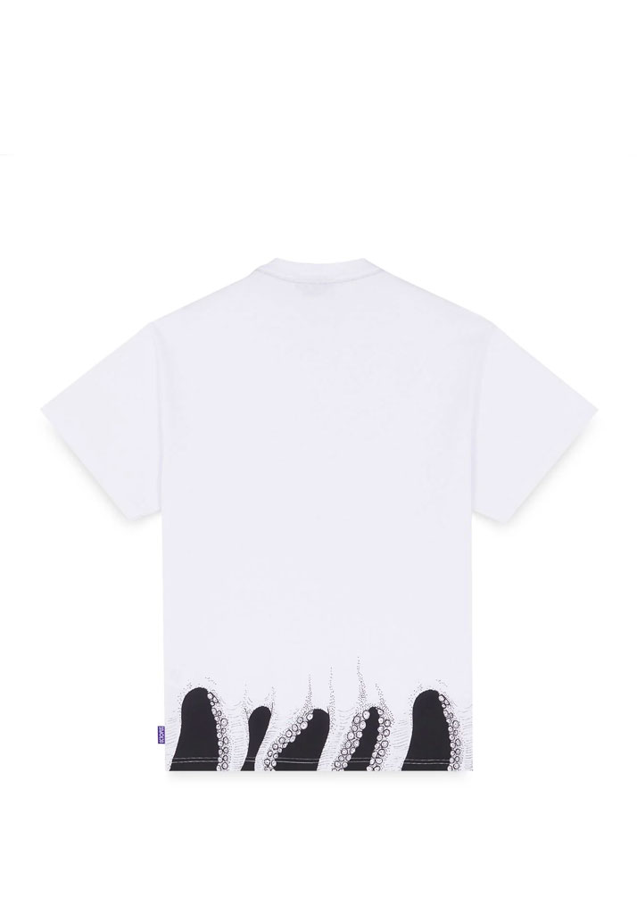 T-SHIRT MANICHE CORTE OCTOPUS LOWER TEE WHITE M (Size M)