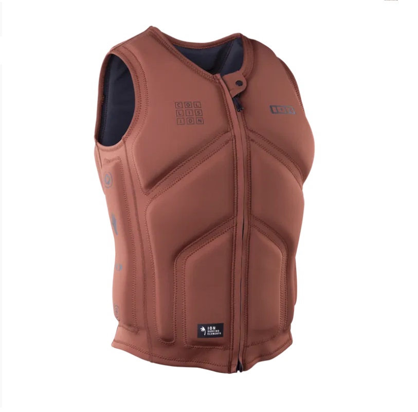 ION Vest Collision Core Front Zip men (48/S, MAROON)
