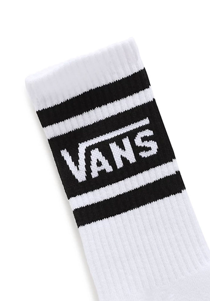 CALZE VANS MN VANS DROP V CREW WHITE BLACK 39-42 (Taglia 39-42)