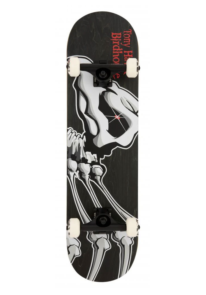 SKATE COMPLETO BIRDHOUSE STAGE 3 HAWK FALCON 1 8.125" BLACK RED