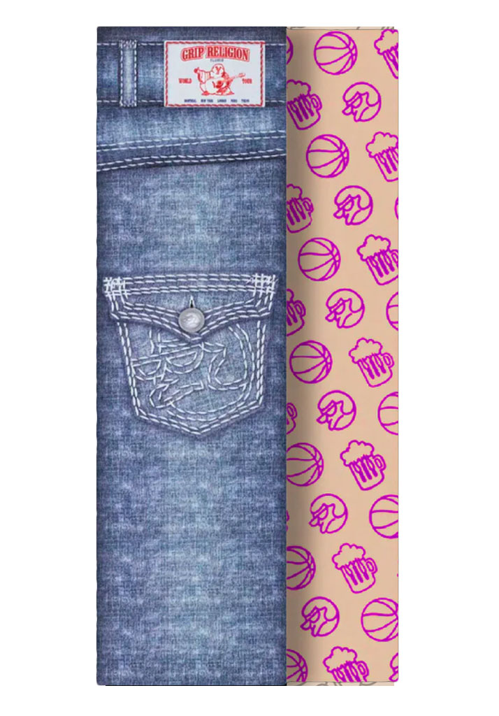 GRIPTAPE CLASSIC GRIP GRIP RELIGION MULTICOLOR U