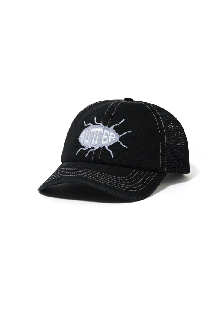 CAPPELLO BUTTER GOODS ROACH TRUCKER CAP BLACK