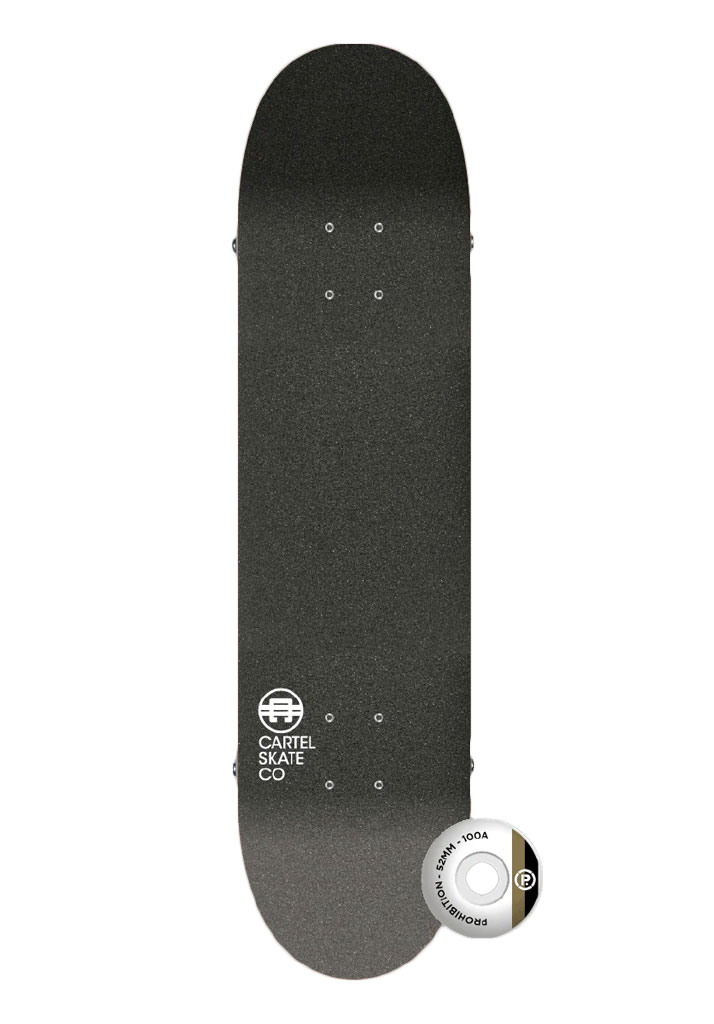 SKATE COMPLETO CARTEL KARATE 8.0"