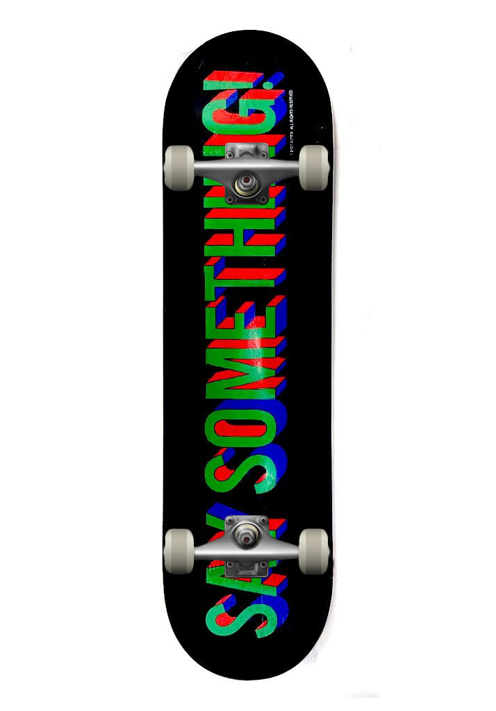 SKATE COMPLETO IUTER SAY SOMETHING SKATE DECK 8.25"