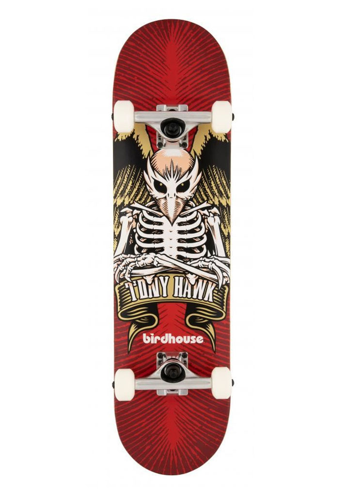 SKATE COMPLETO BIRDHOUSE COMPLETE STAGE 1 HAWK ICON RED 8" U