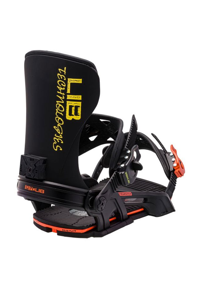 ATTACCHI SNOWBOARD BENT METAL TRANSFER 2024 BLACK ORANGE L (Taglia L)