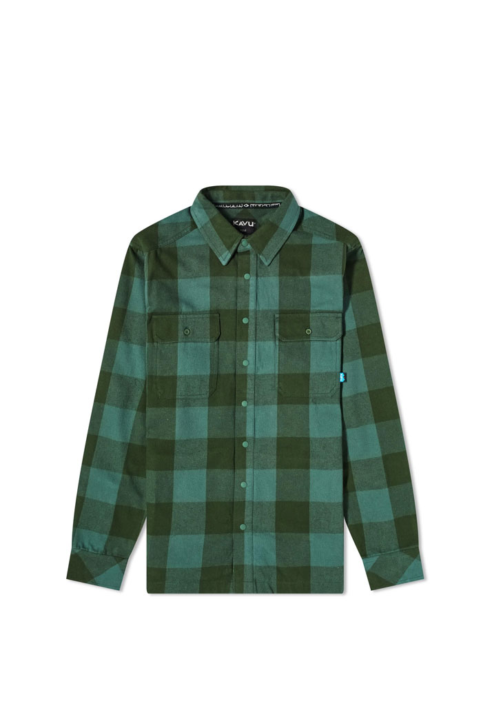 CAMICIA MANICHE LUNGHE KAVU NORTHLAKE DARK PINES M (Taglia M)